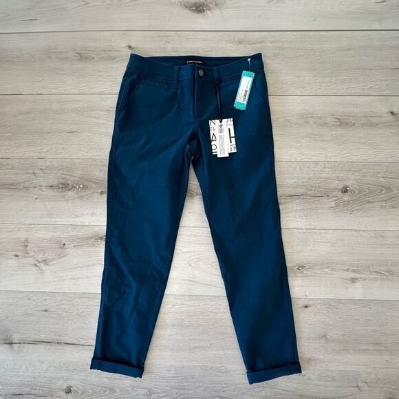 41 Hawthorne Rosabel Mid Rise Skinny Capri Cuffed Ankle Navy Stitch Fix 2P NWT - Picture 5 of 7